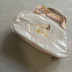 Sugarbaby cosmetics makeup bag with zippers vintage throwback pinup girl 1950s
